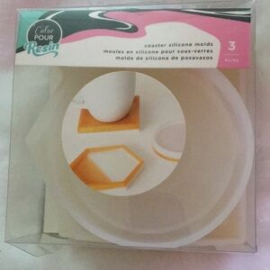 Hexagon Silicone Coaster Molds NEW